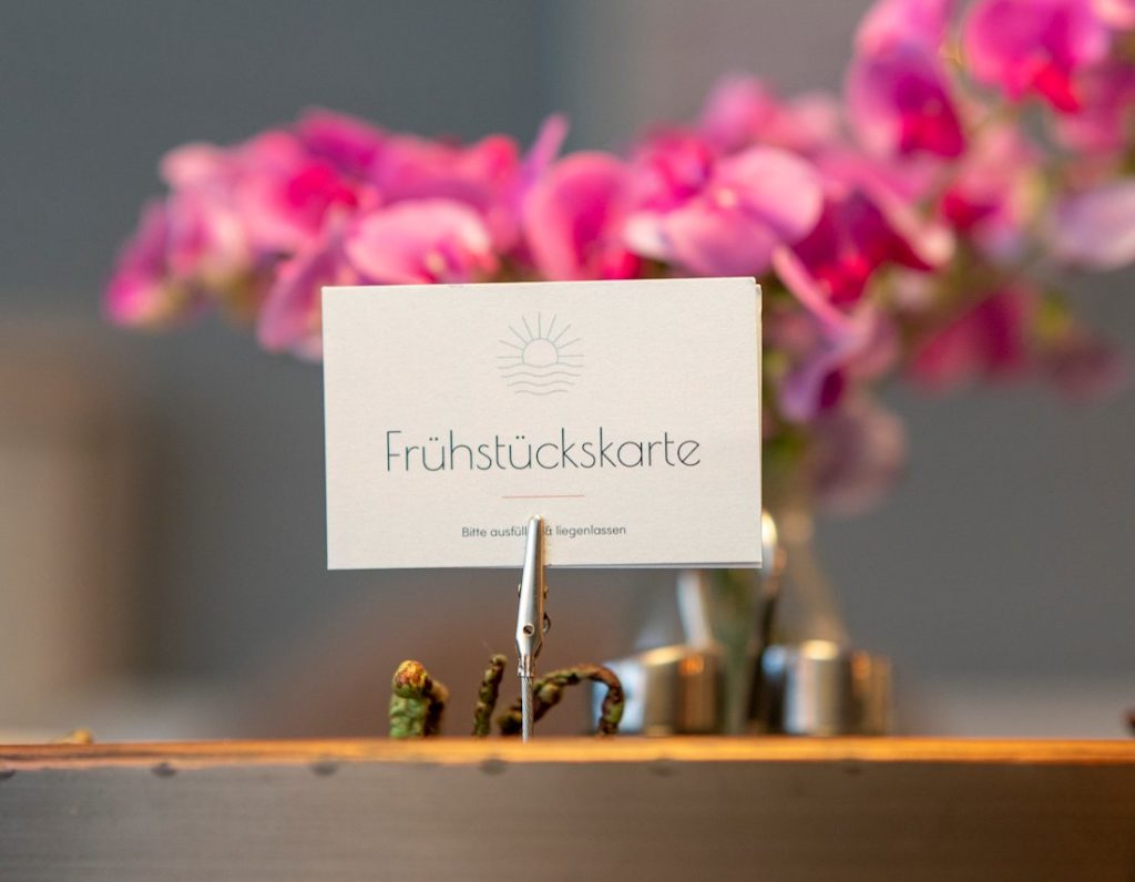 Frühstück Preise arthotel Insellust