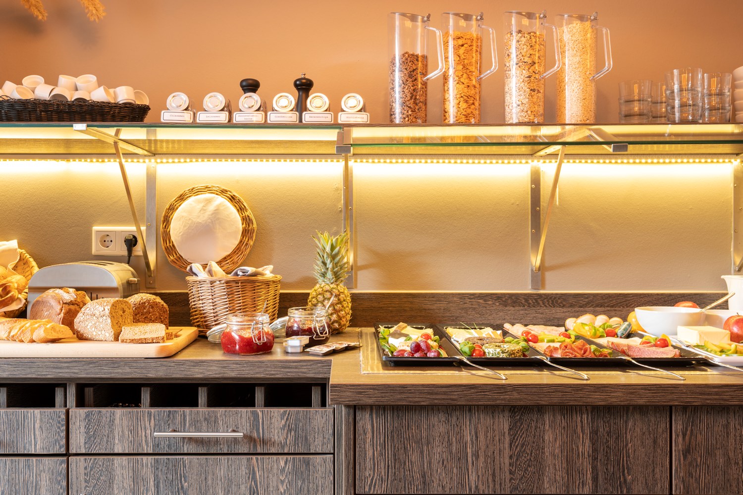 Frühstück im Hotel Tide42 auf Borkum