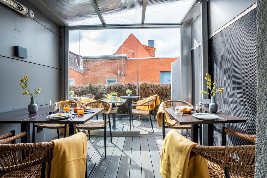 Frühstücksraum Hotel Tide42 Borkum